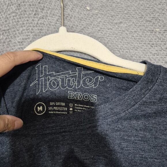 Howler Brothers Men's Graphic Long Sleeve Crew Neck Gray T Shirt Medium - Picture 2 of 6